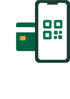 graphic of phone and credit card