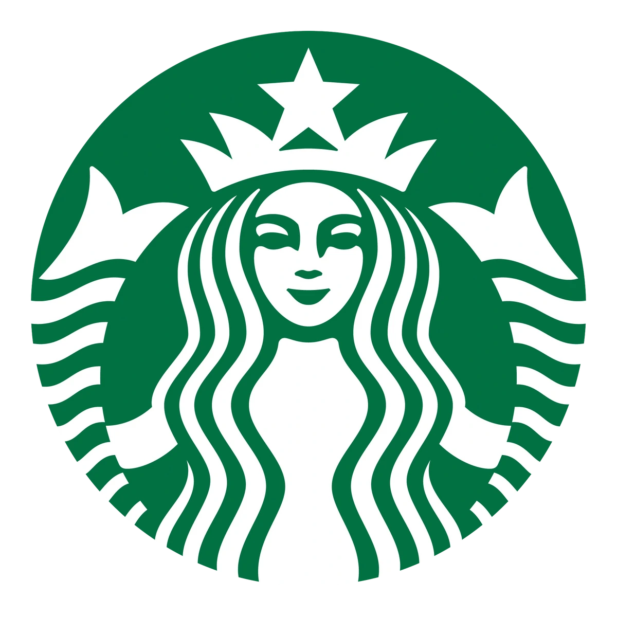 Starbucks logo, home button